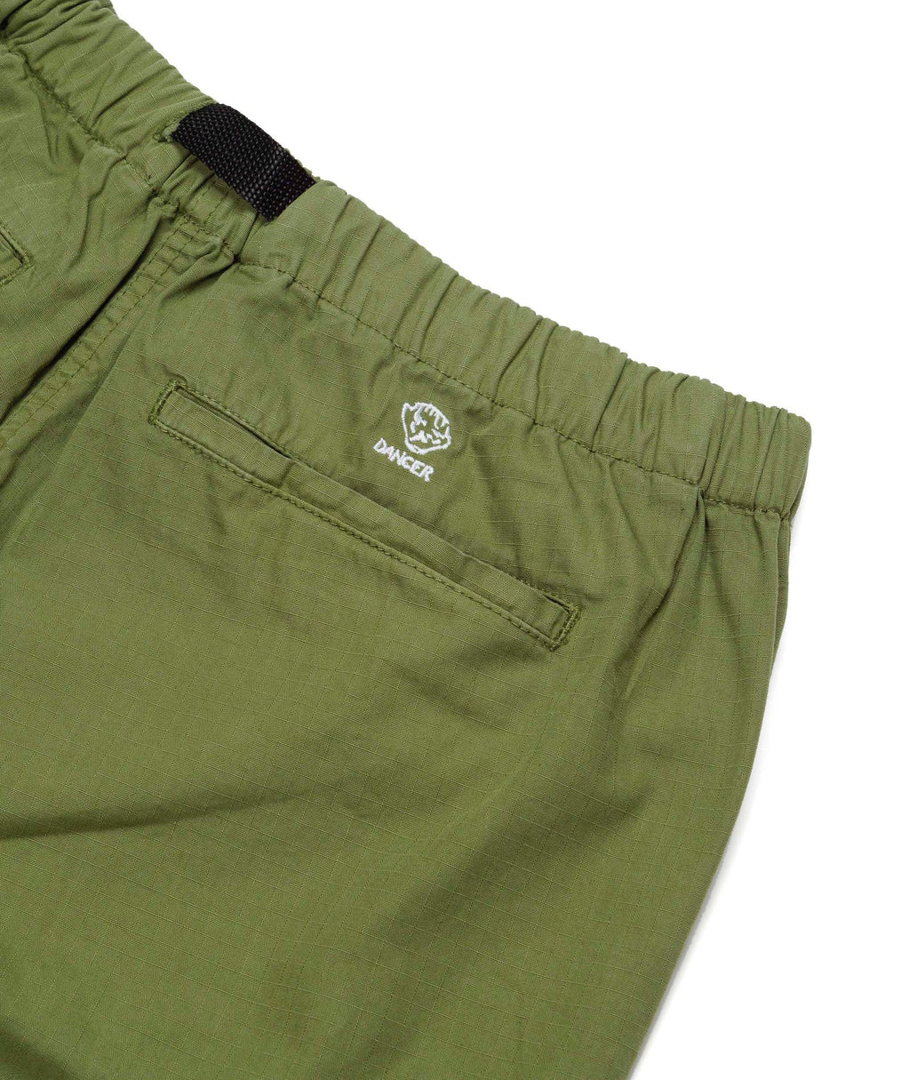 DANCER - Belted Simple Pant "Faded Green"