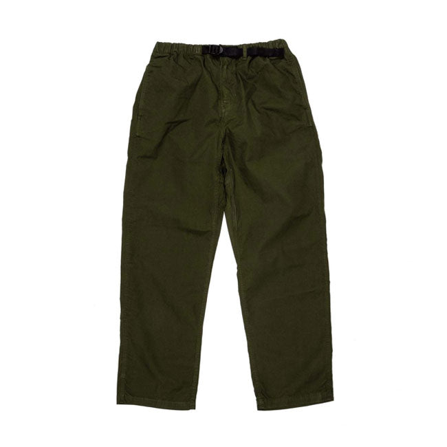 DANCER - Belted Simple Pant - Micro Canvas "Army Green"