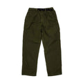 DANCER - Belted Simple Pant - Micro Canvas "Army Green"