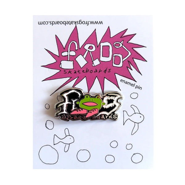 FROG SKATEBOARDS - Big Shoes Pin "Green”