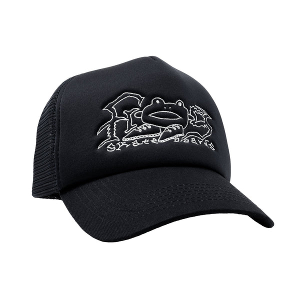 FROG SKATEBOARDS - Big Shoes Trucker Hat "Black"