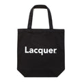 LACQUER - LOGO TOTE BAG "Black"