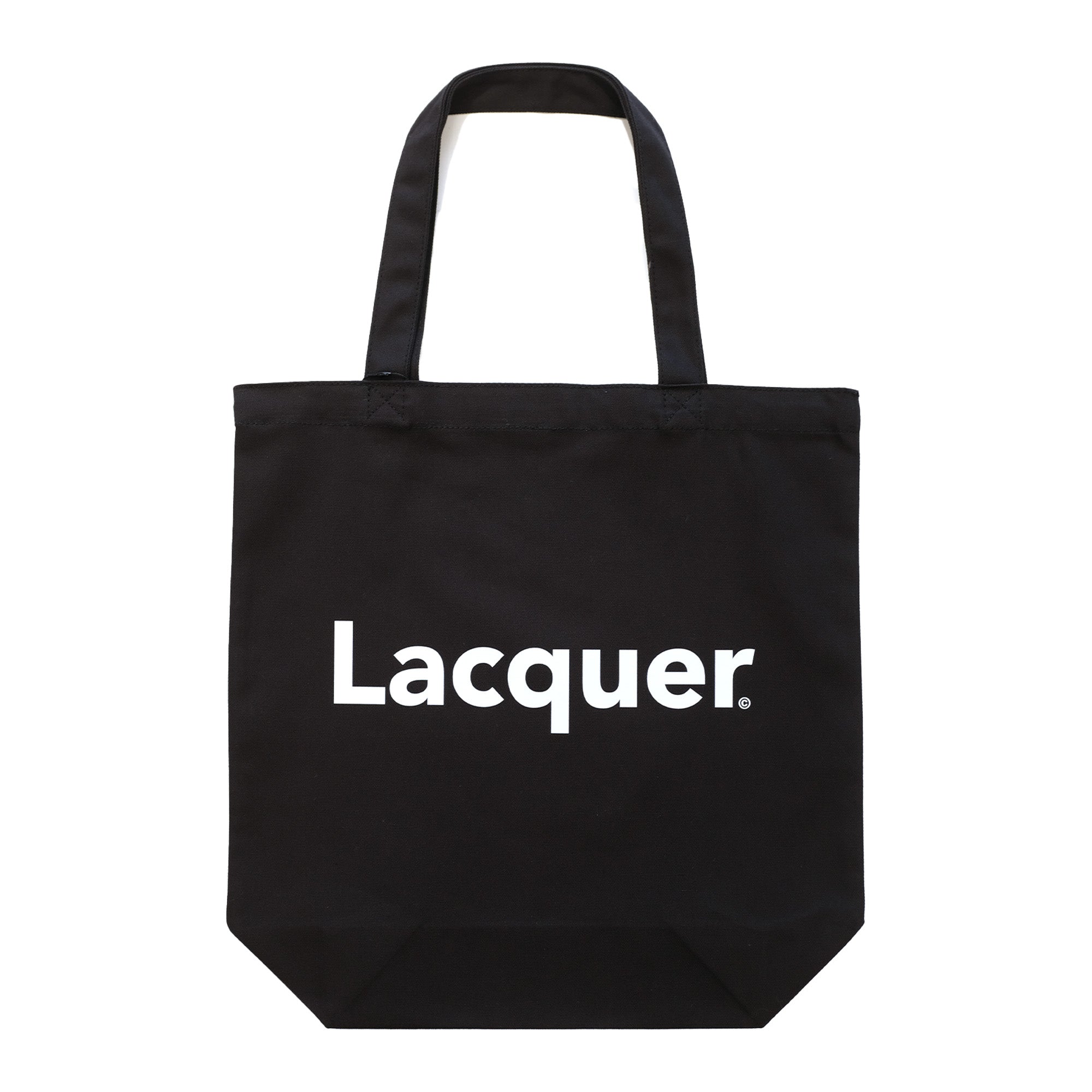 LACQUER - LOGO TOTE BAG "Black"