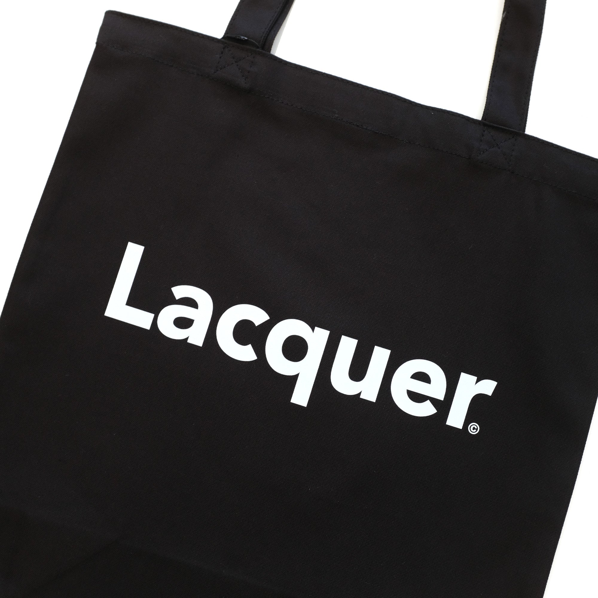 LACQUER - LOGO TOTE BAG "Black"