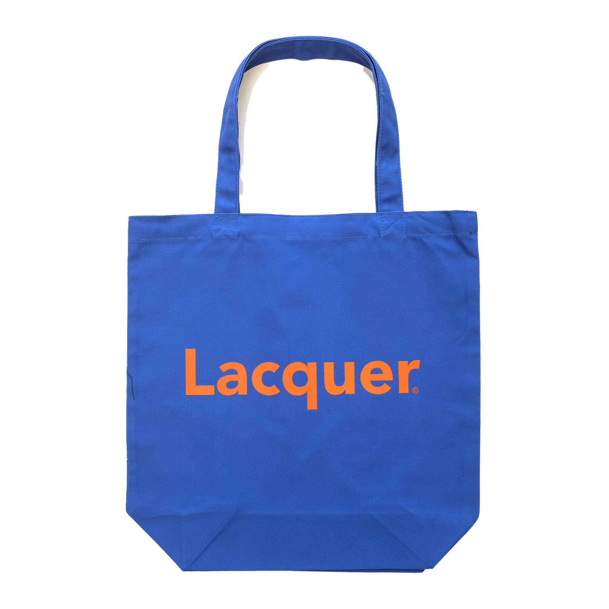 LACQUER - LOGO TOTE BAG "Blue"