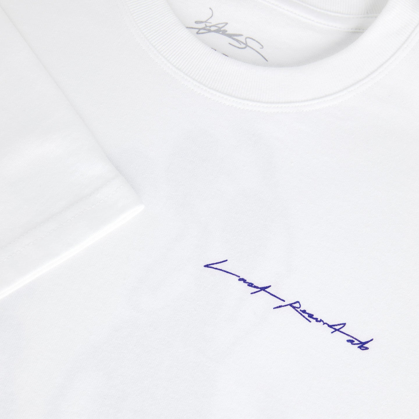 Last Resort AB x Julian Smith - Boxers SS Tee "White/Dirty Blue"