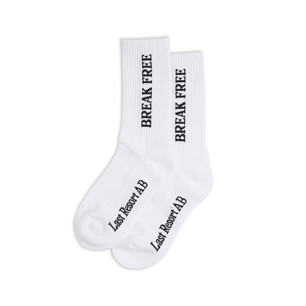 Last Resort AB - Crew Sock-Break Free "White/Black"