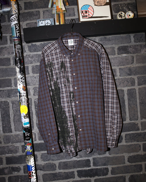 POLAR - Ben LS Shirt | Violin "Graphite/Blue"