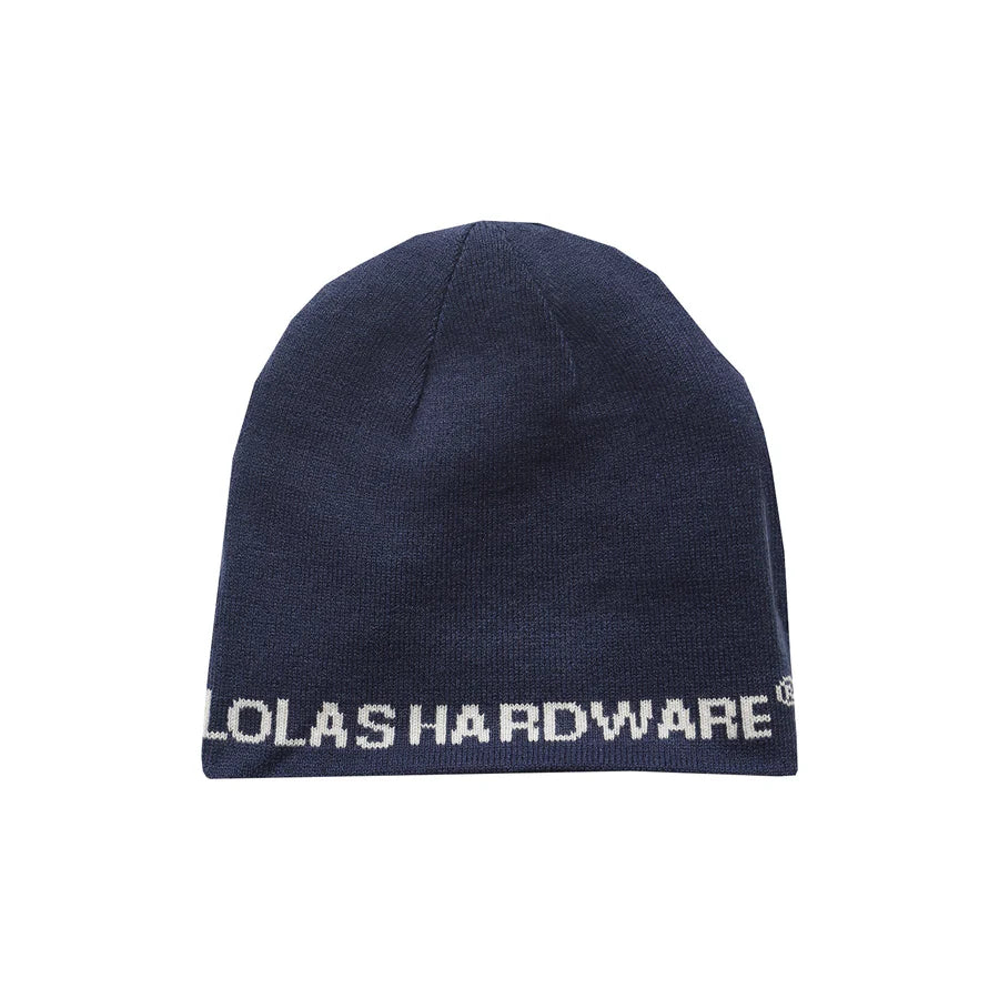 LOLA'S Hardware x Whimsy Socks - CAT BOMB  Reversible Beanie "Navy"