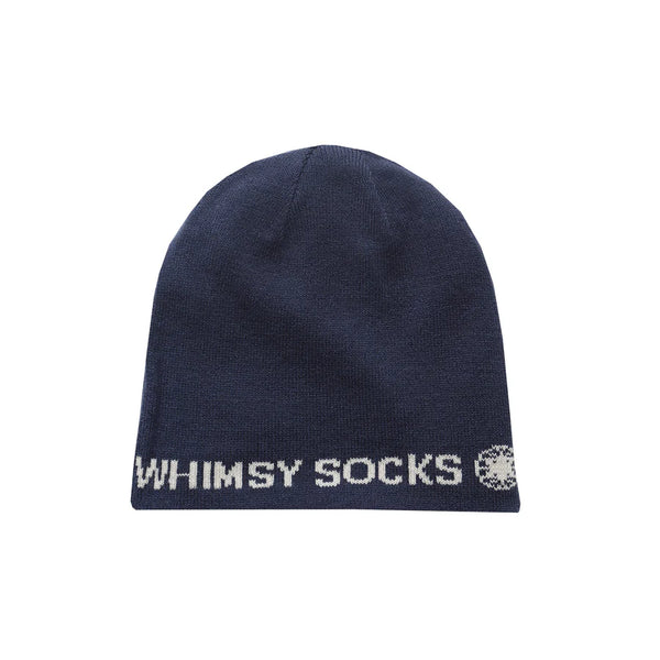 LOLA'S Hardware x Whimsy Socks - CAT BOMB  Reversible Beanie "Navy"