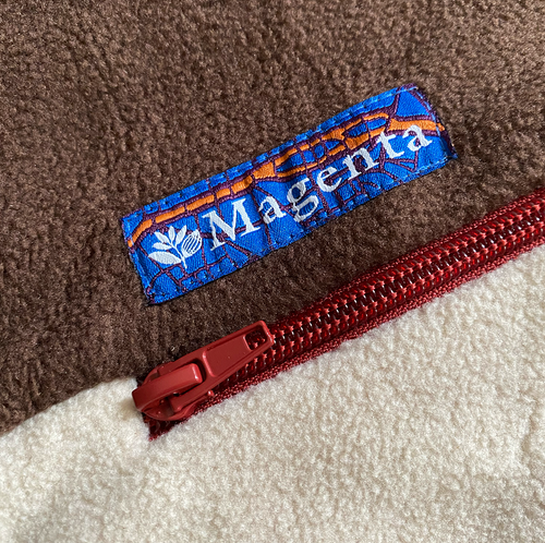 MAGENTA - CITY FLEECE HIGHNECK "Natural"