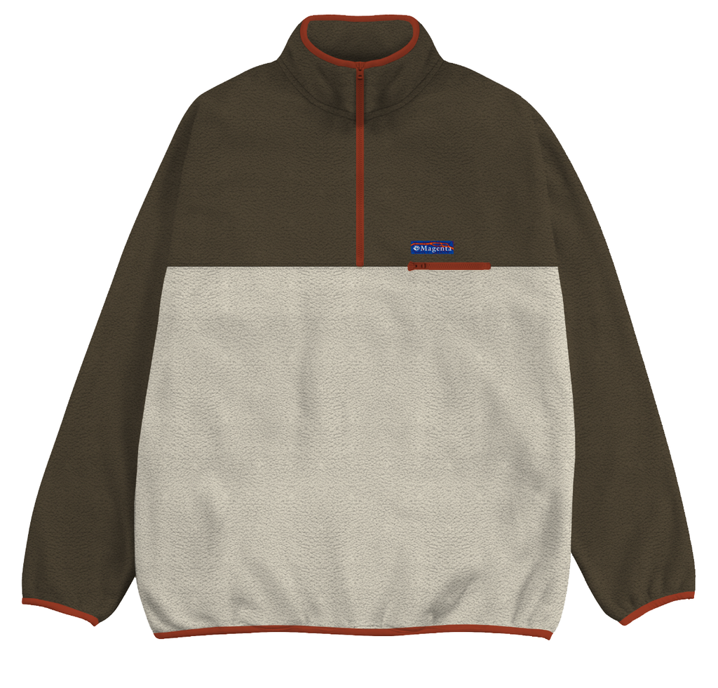 MAGENTA - CITY FLEECE HIGHNECK "Natural"