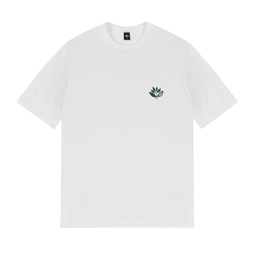 MAGENTA SKATEBOARDS - CLASSIC PLANT TEE "WHITE"