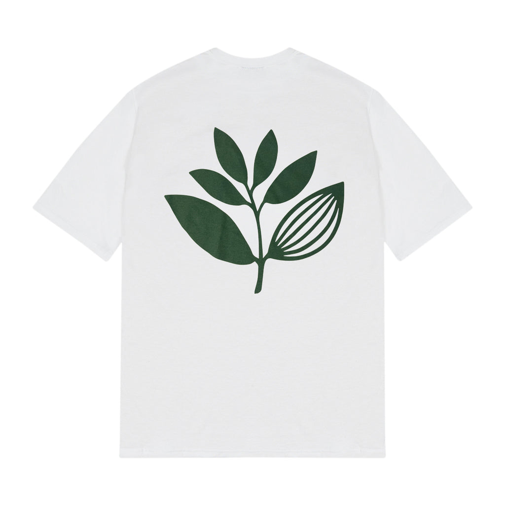 MAGENTA SKATEBOARDS - CLASSIC PLANT TEE "WHITE"