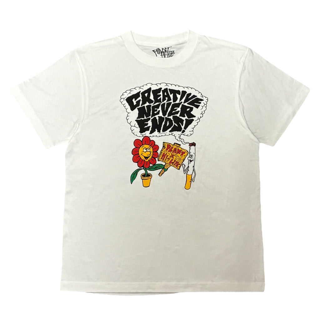 PLANT x HI-LITE - CREATIVE NEVER ENDS TEE "White"