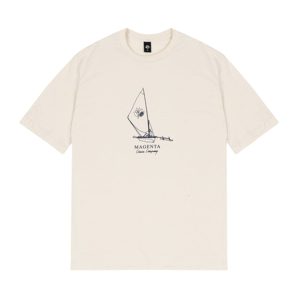 MAGENTA SKATEBOARDS  - CRUISE CO TEE "NATURAL"