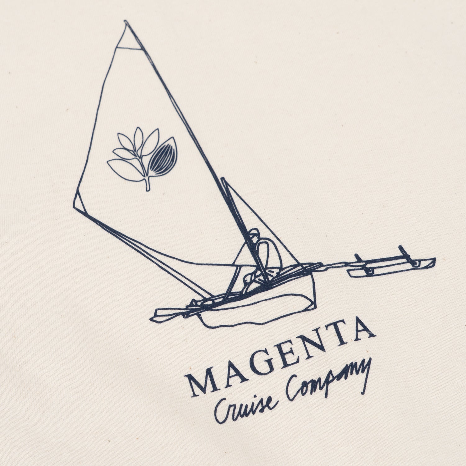 MAGENTA SKATEBOARDS  - CRUISE CO TEE "NATURAL"