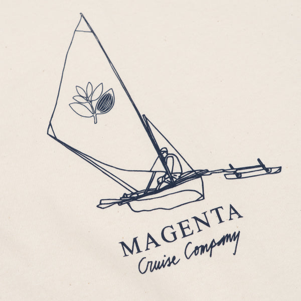 MAGENTA SKATEBOARDS  - CRUISE CO TEE "NATURAL"