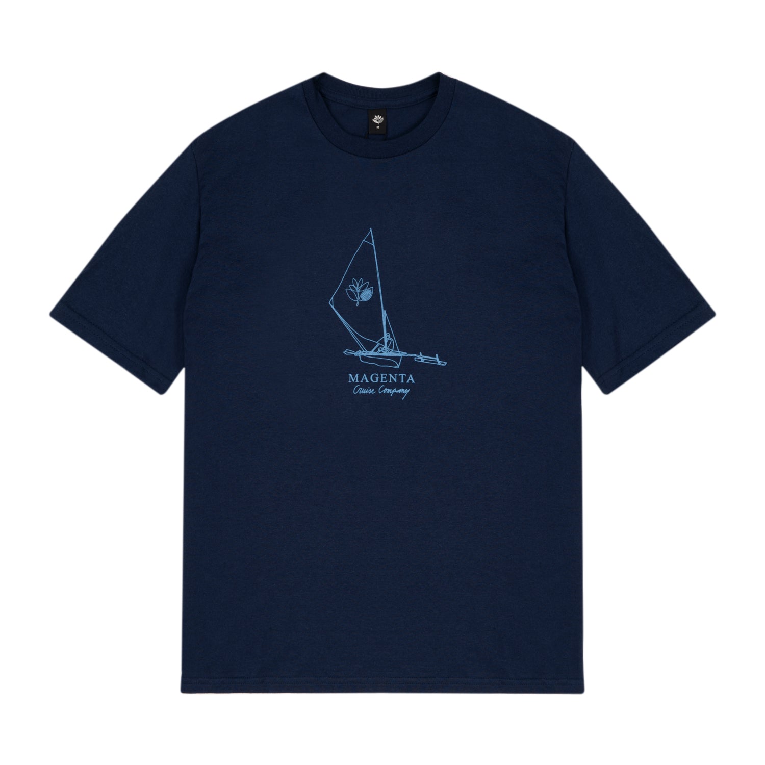 MAGENTA SKATEBOARDS  - CRUISE CO TEE "NAVY BLUE"