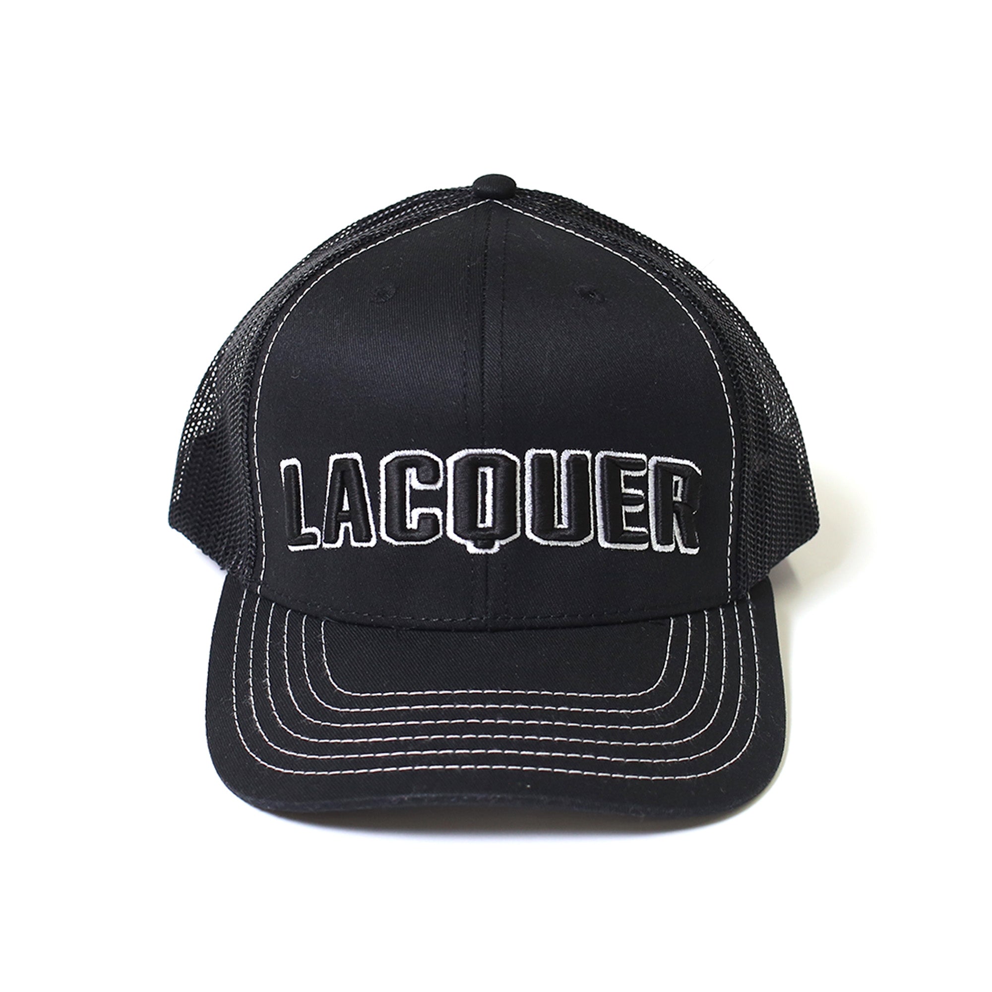LACQUER - College Logo Mesh Cap "Black"