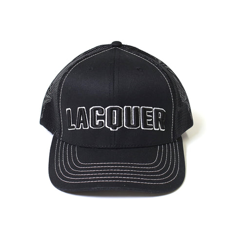 LACQUER - College Logo Mesh Cap "Black"