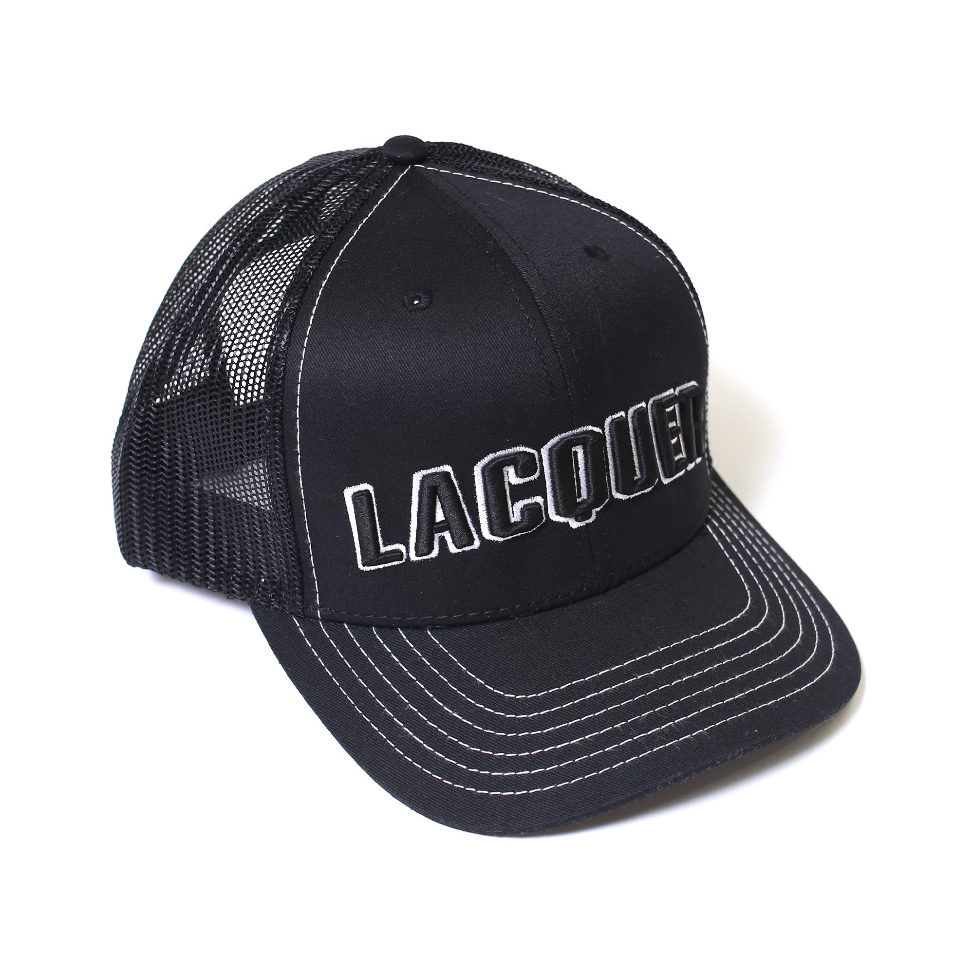 LACQUER - College Logo Mesh Cap "Black"