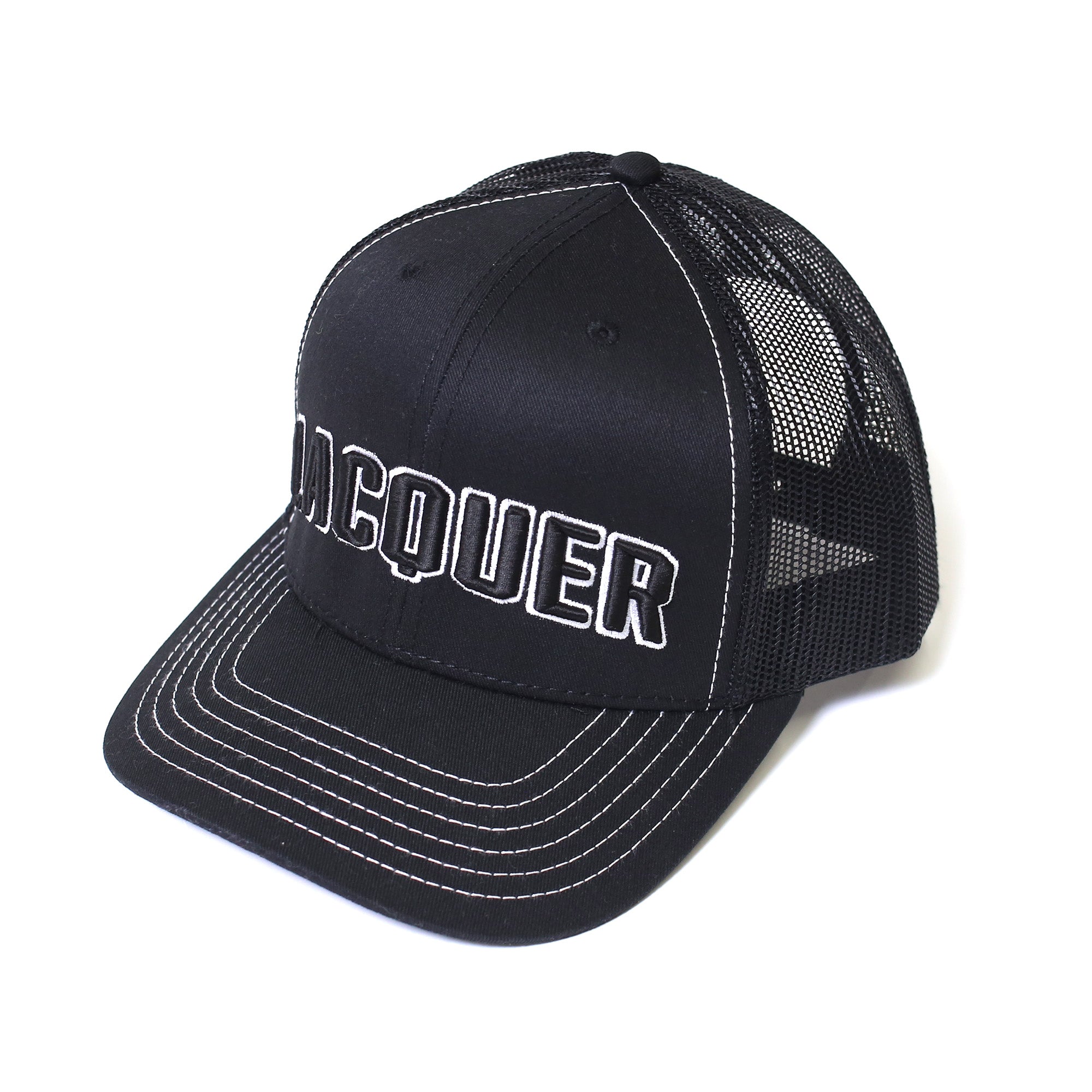 LACQUER - College Logo Mesh Cap "Black"