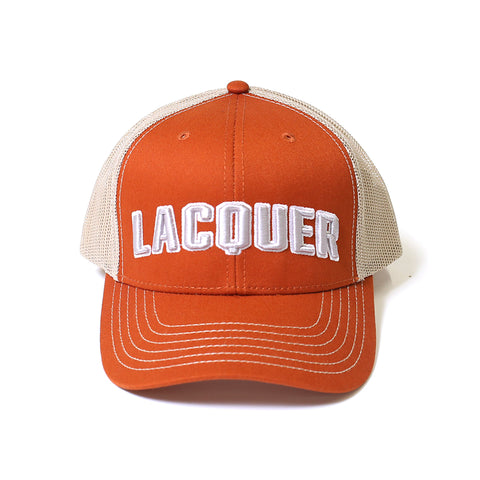 LACQUER - College Logo Mesh Cap "Orange"