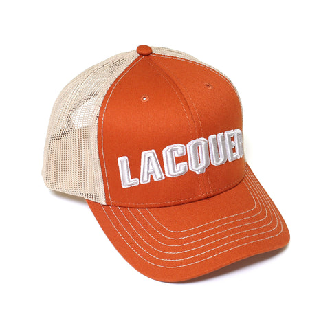 LACQUER - College Logo Mesh Cap "Orange"