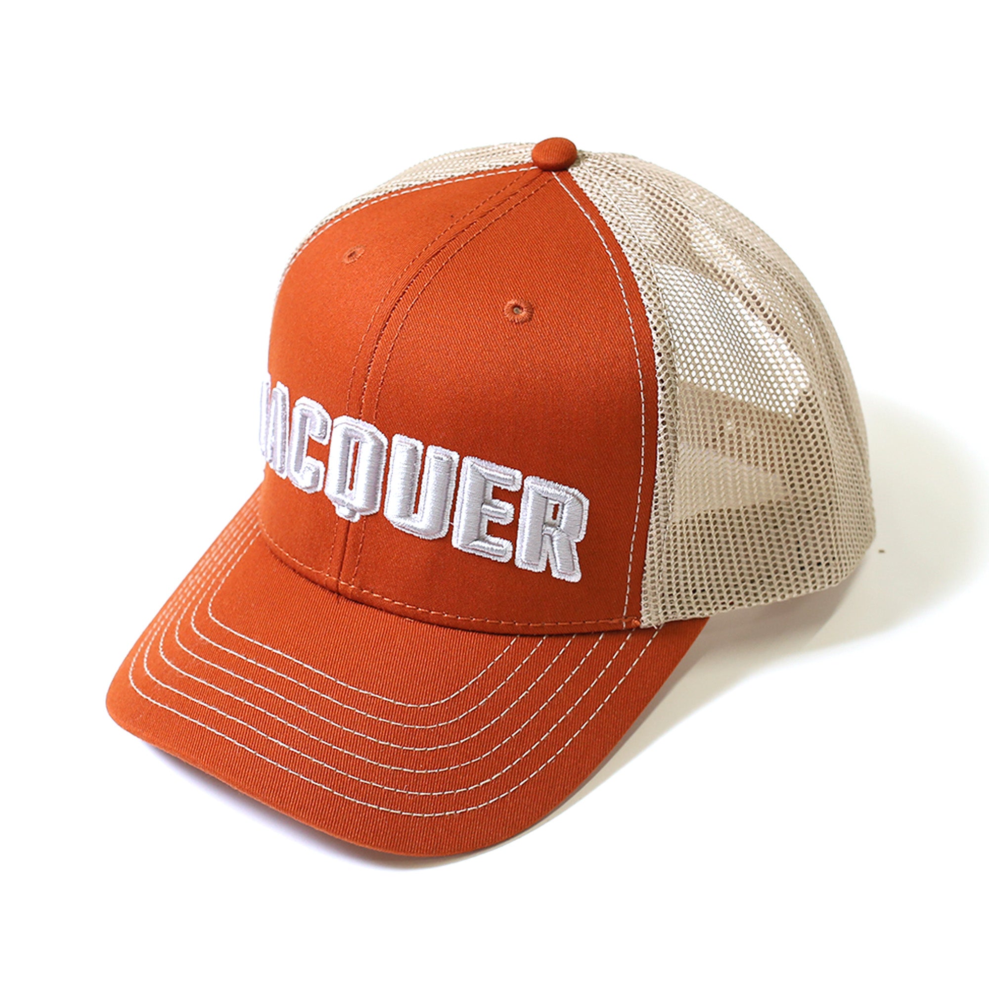 LACQUER - College Logo Mesh Cap "Orange"