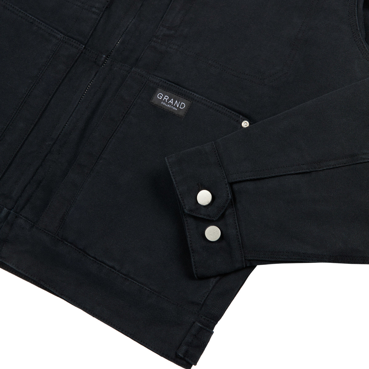 GRAND COLLECTION - Connor Work Jacket "Washed Black"