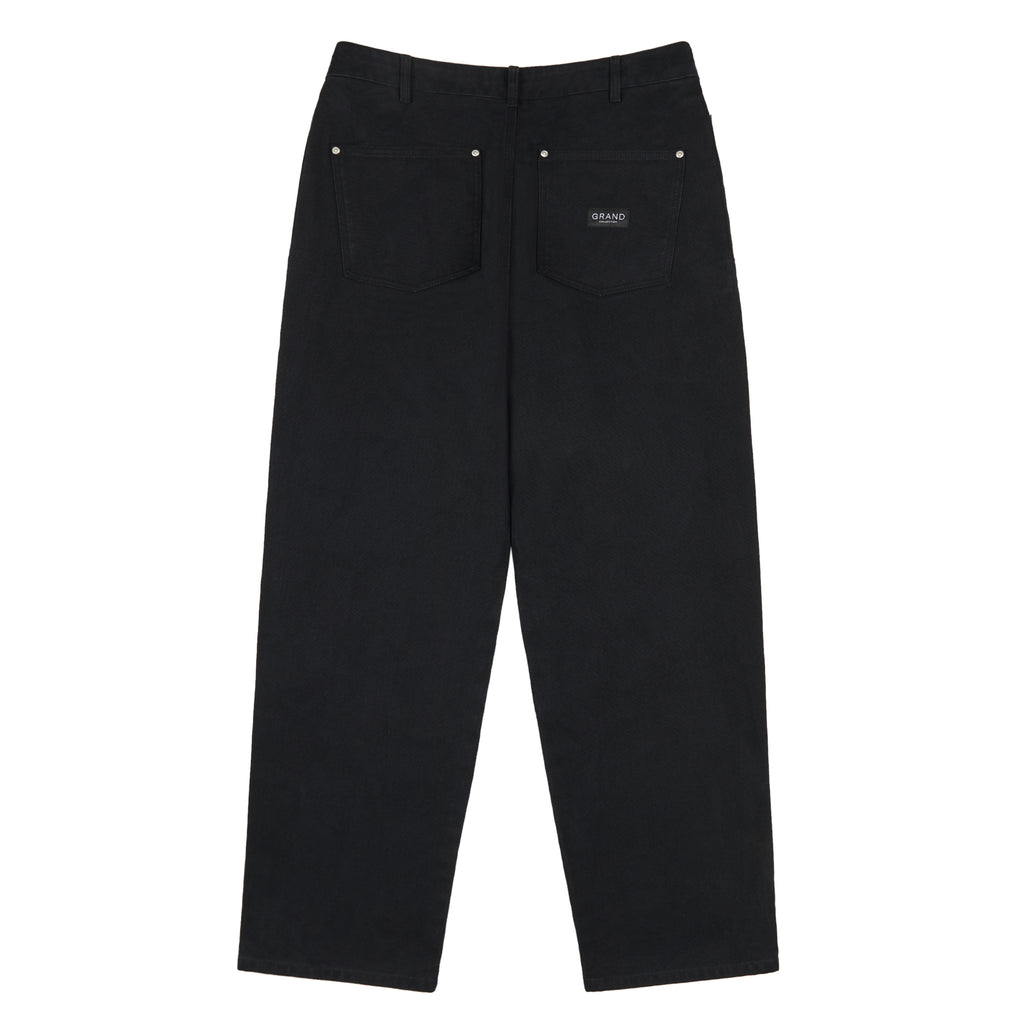 GRAND COLLECTION - Connor Work Pants "Washed Black"