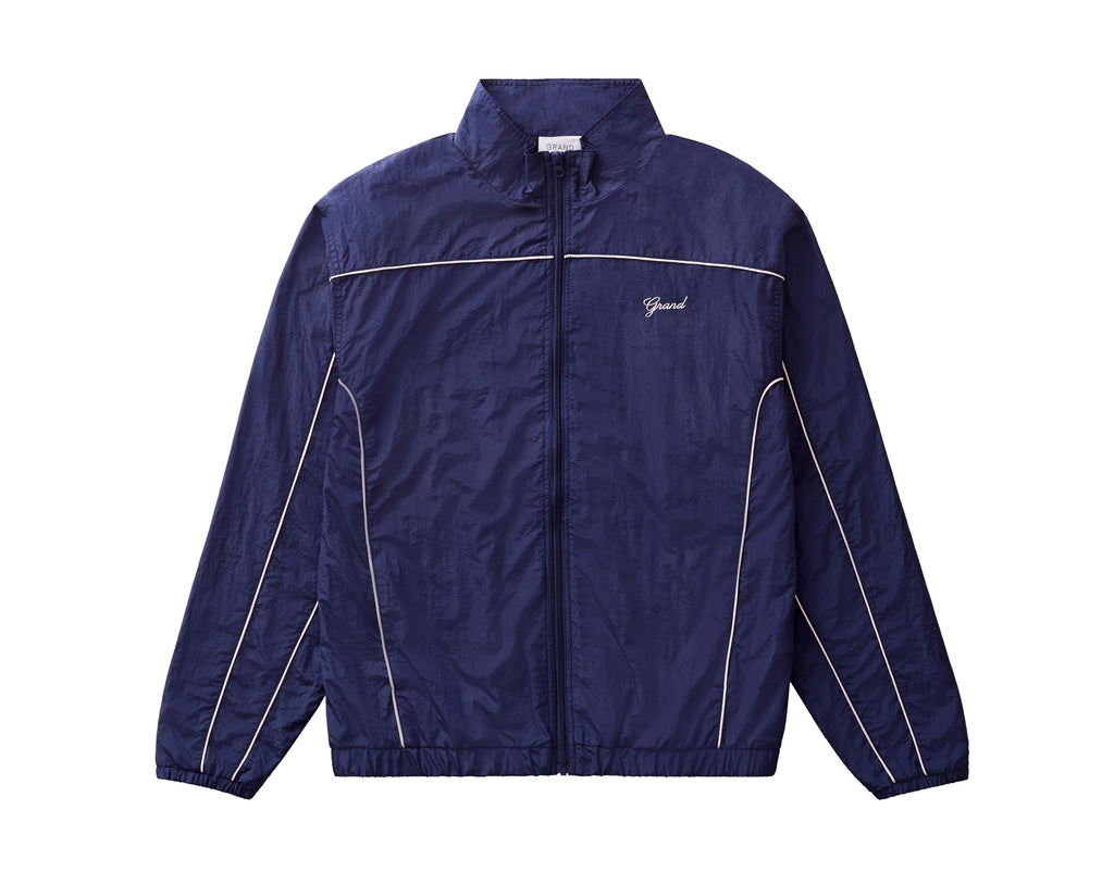 GRAND COLLECTION - Track Jacket With Piping "Navy"