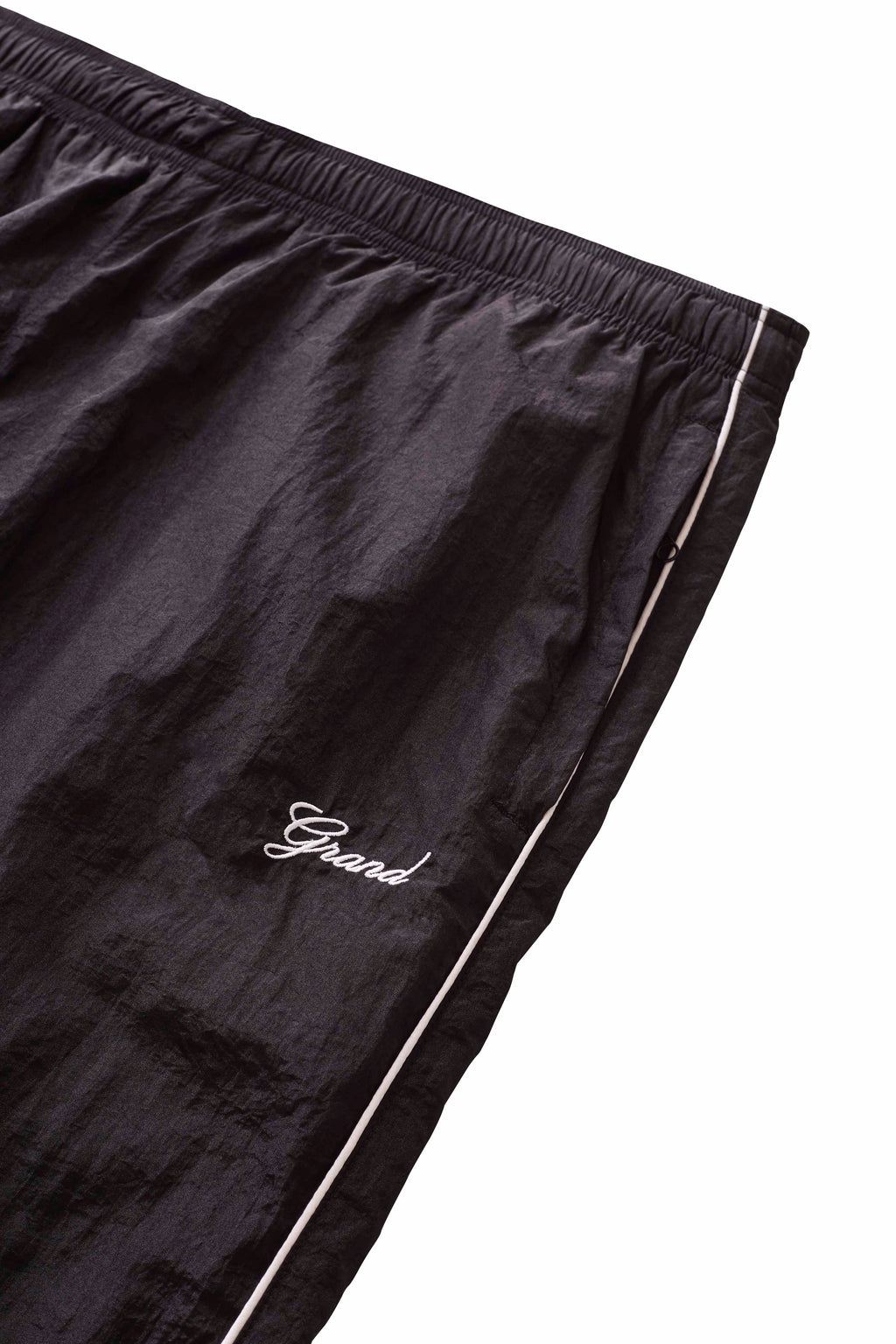 GRAND COLLECTION - Track Pant With Piping  "Black"