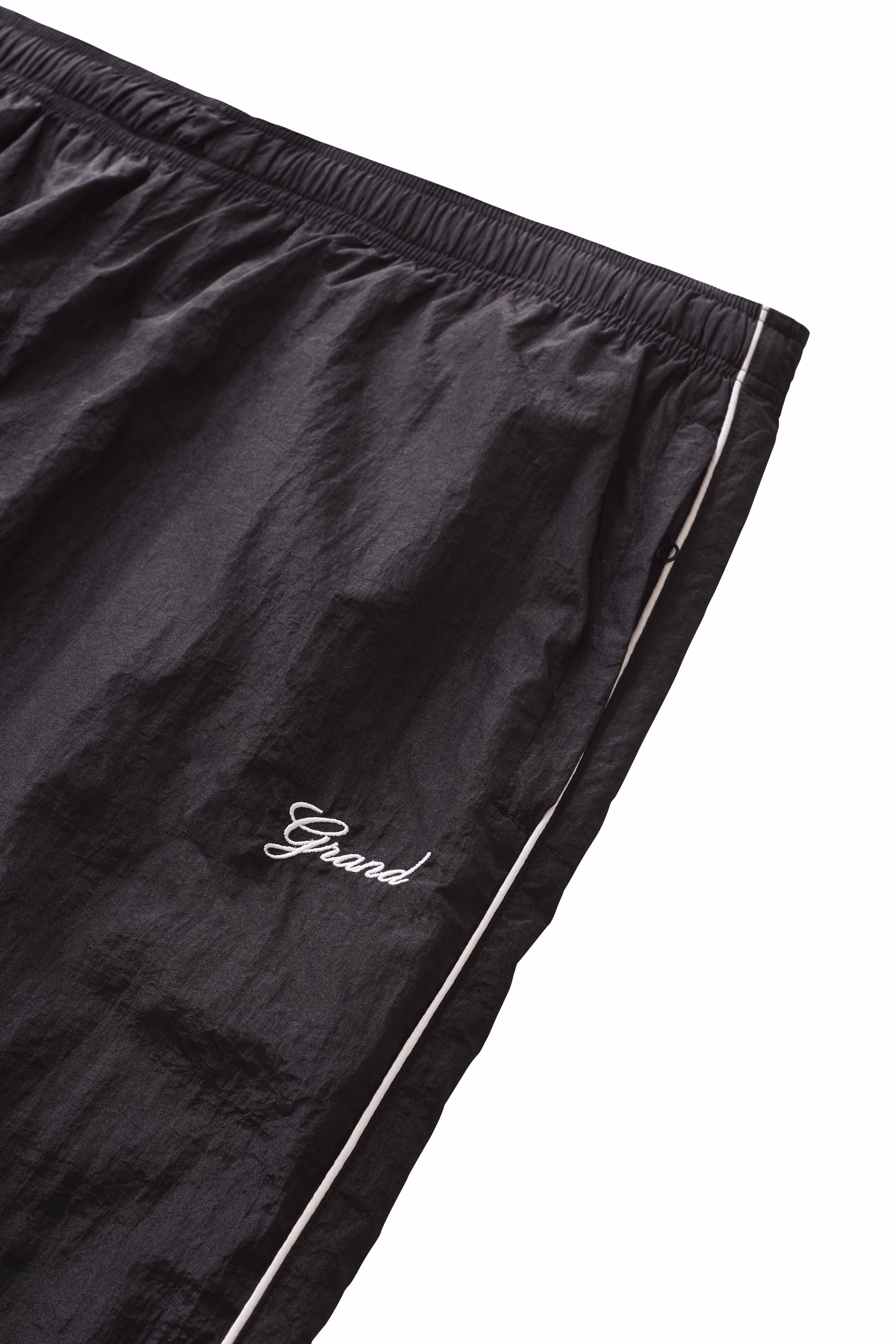 GRAND COLLECTION - Track Pant With Piping  "Black"