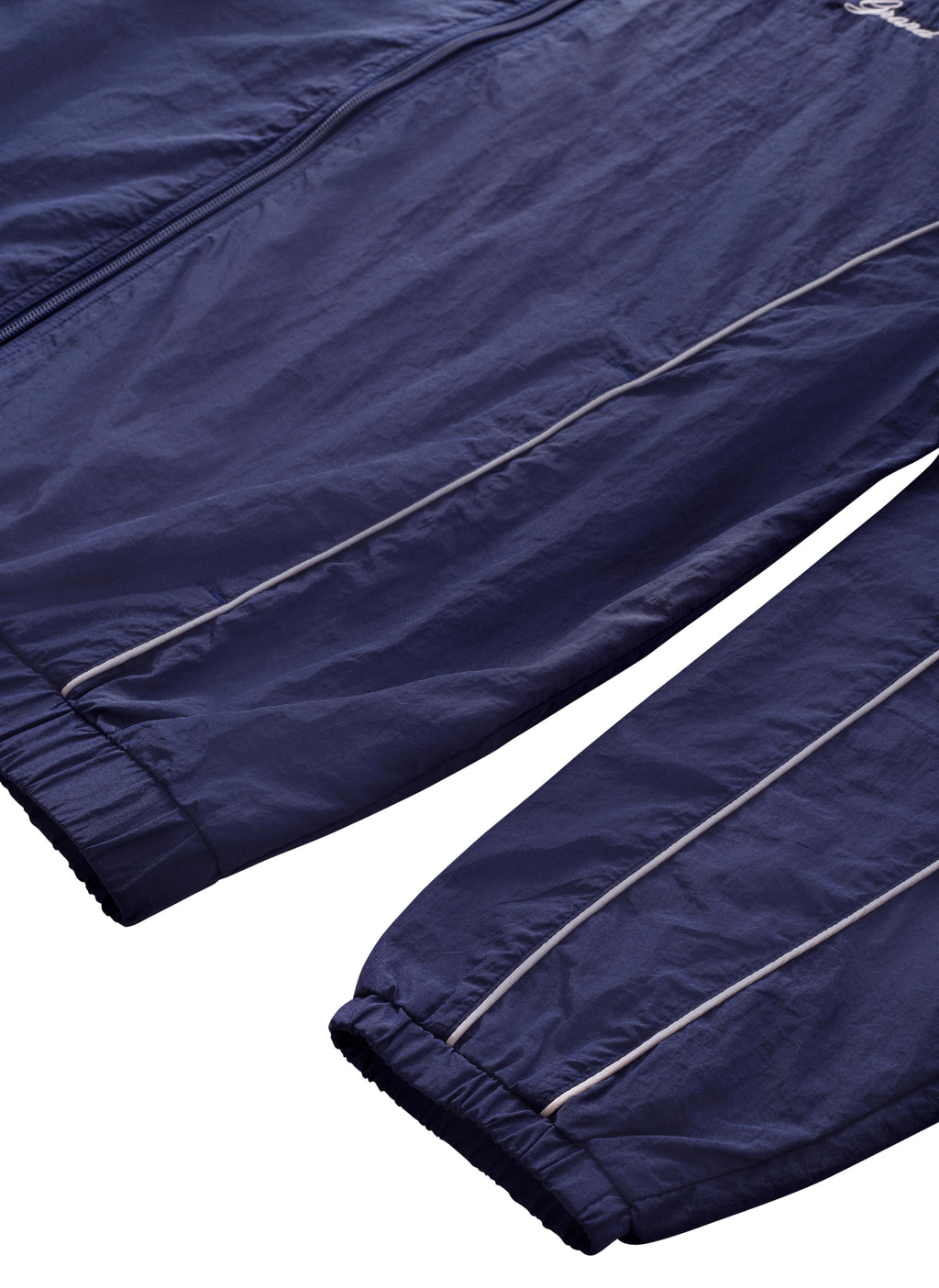GRAND COLLECTION - Track Jacket With Piping "Navy"