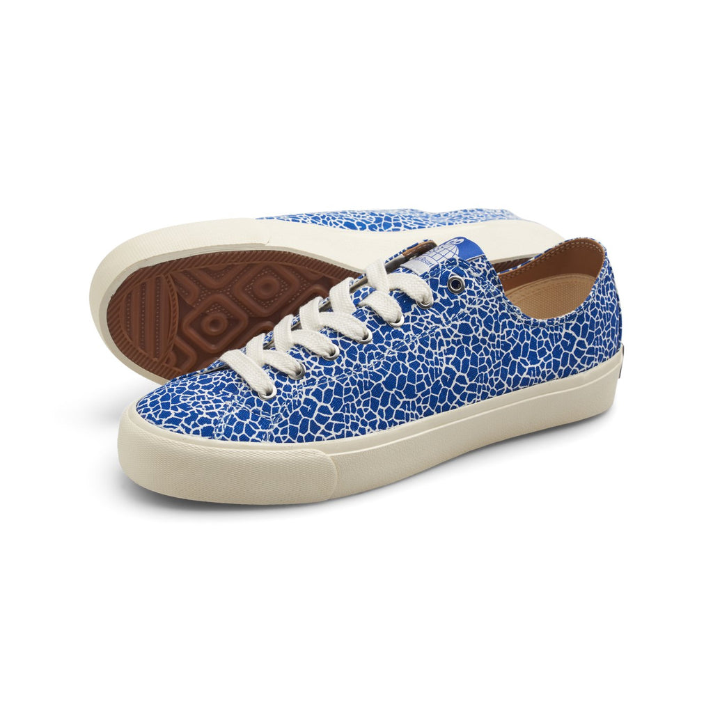 Last Resort AB - VM003 Canvas Lo "Cracked Blue-Whi/White"