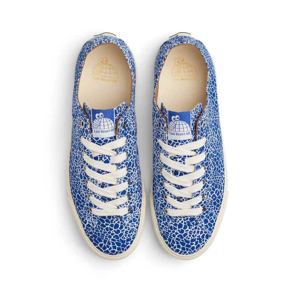 Last Resort AB - VM003 Canvas Lo "Cracked Blue-Whi/White"