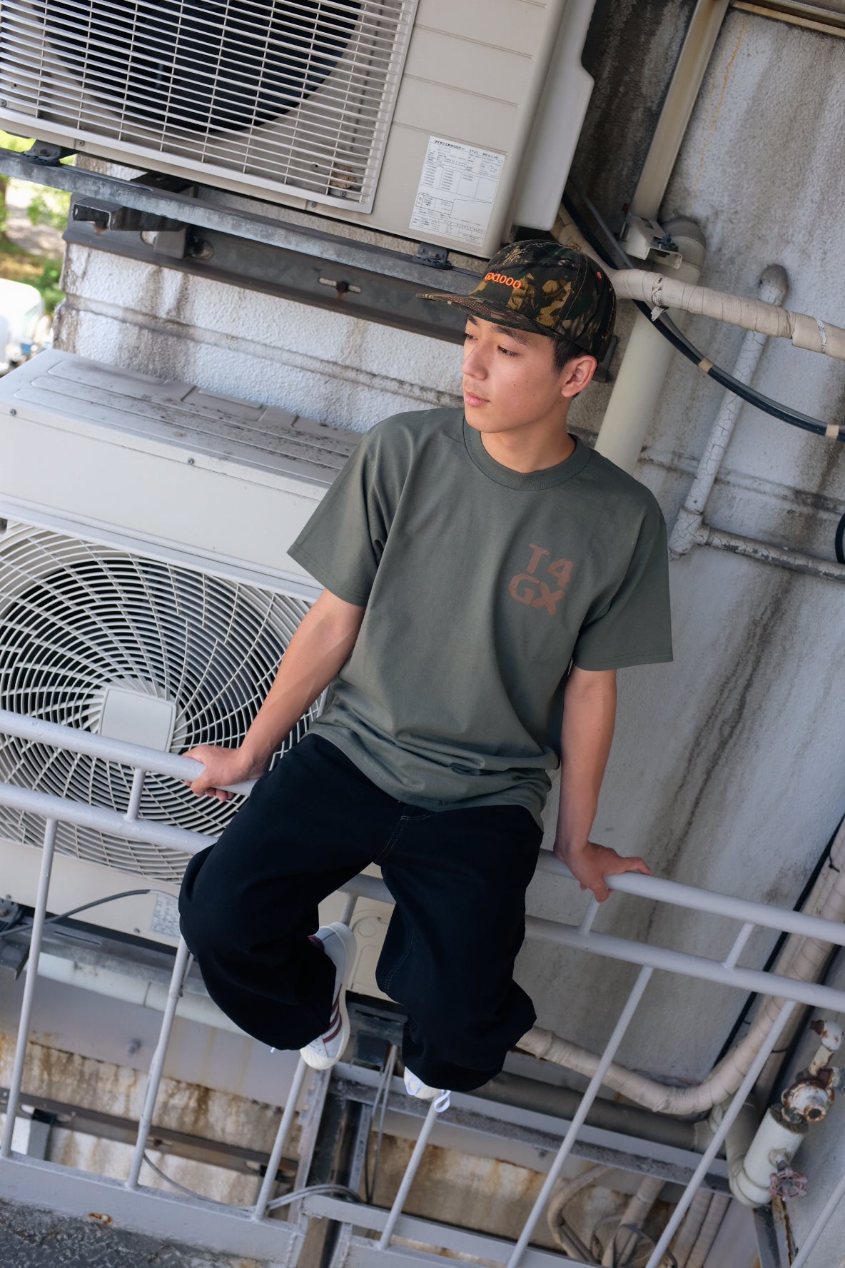GX1000 - T4 Tee "Desert Green"