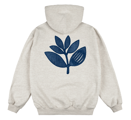 MAGENTA - DENIM PLANT HOODIE "Ash"