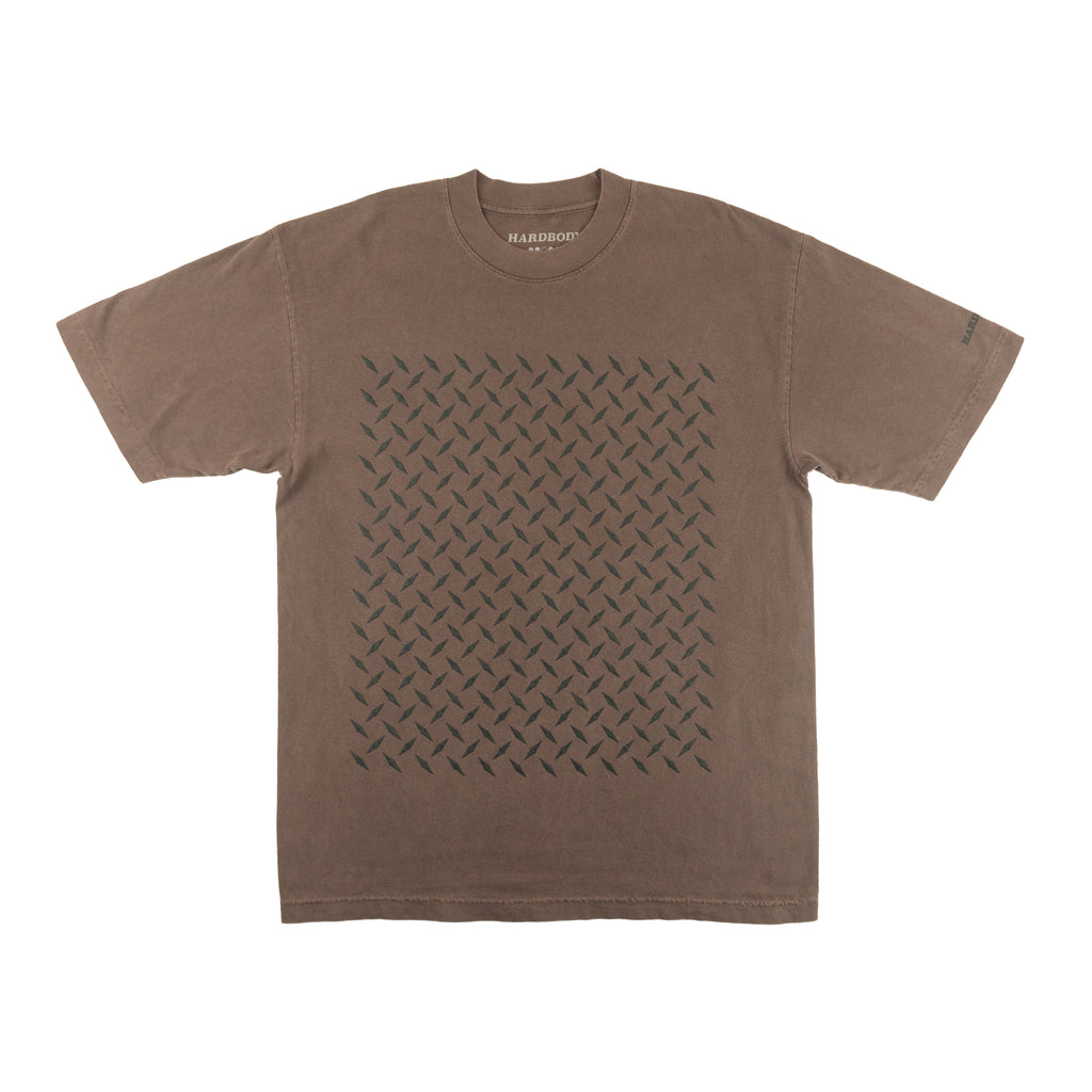 HARDBODY - DIAMOND PLATE TEE "Brown"