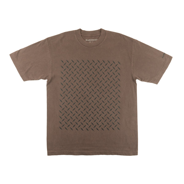 HARDBODY - DIAMOND PLATE TEE "Brown"