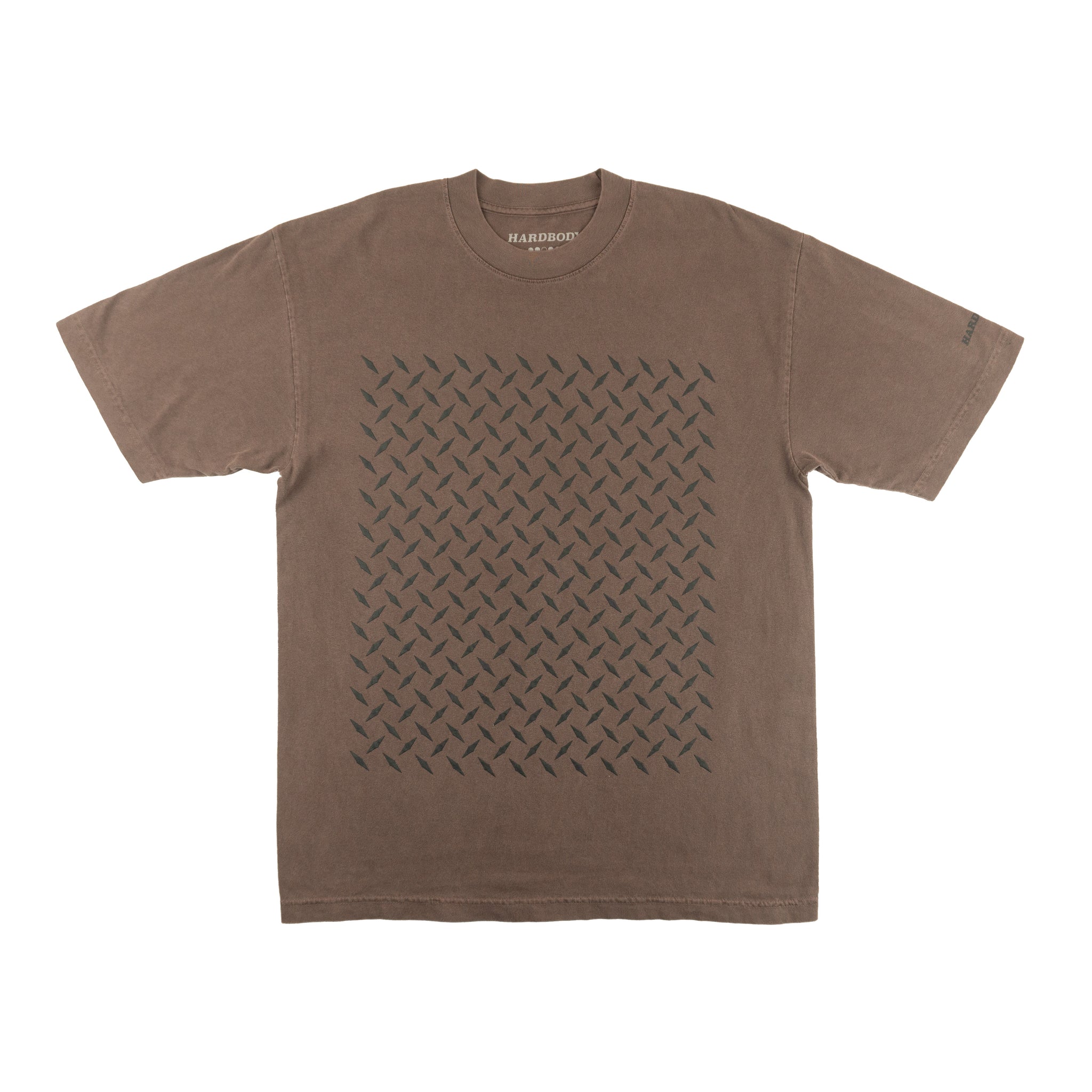 HARDBODY - DIAMOND PLATE TEE "Brown"