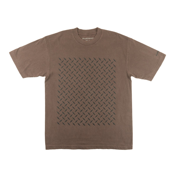 HARDBODY - DIAMOND PLATE TEE "Brown"