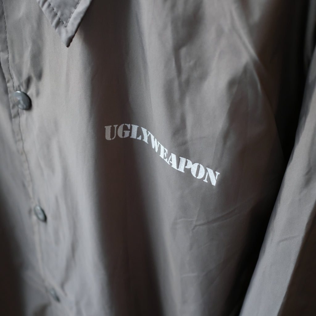 UGLY WEAPON - LOGO "HANSHA" COARCH JACKET "GREY"