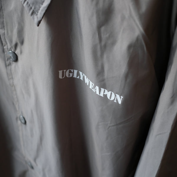 UGLY WEAPON - LOGO "HANSHA" COARCH JACKET "GREY"