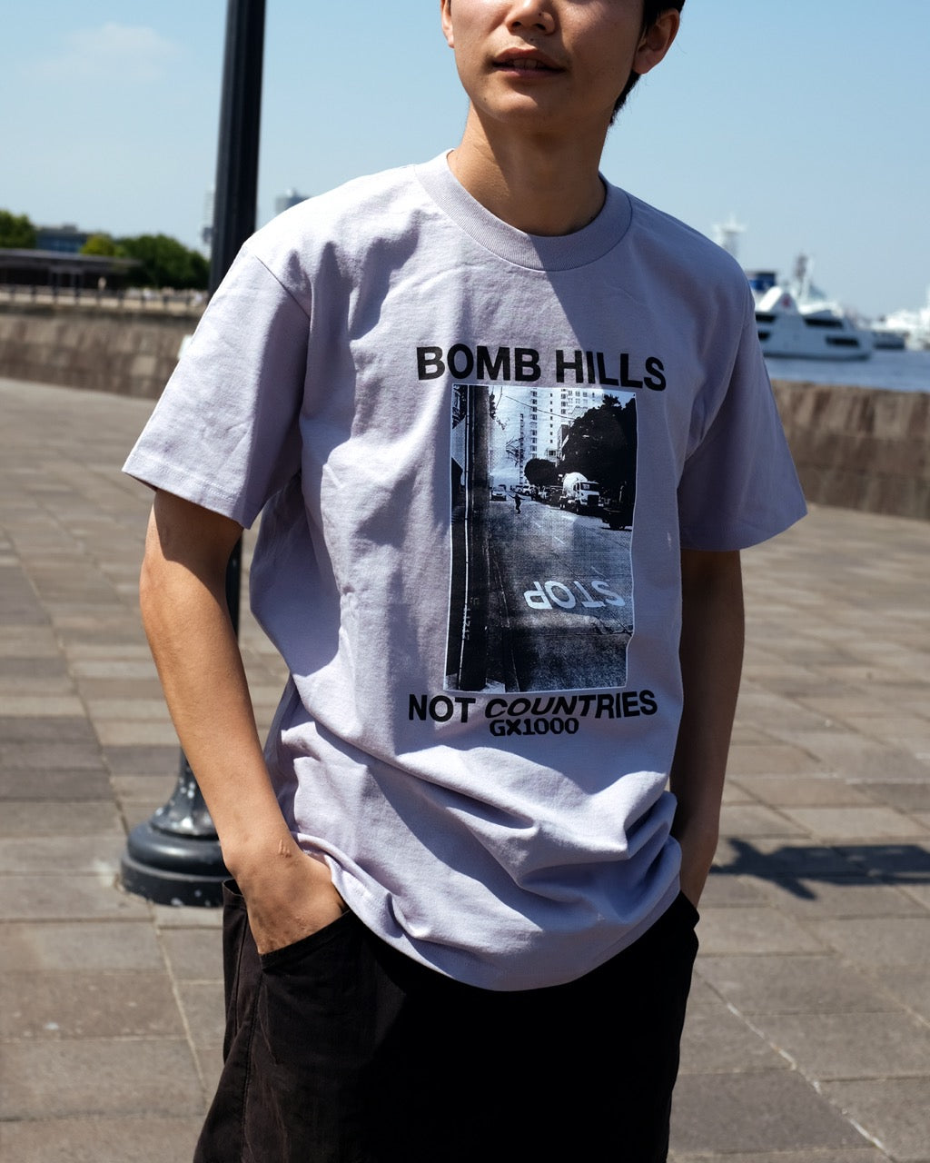 GX1000 - Bomb Hills Tee "Lilac Chalk"
