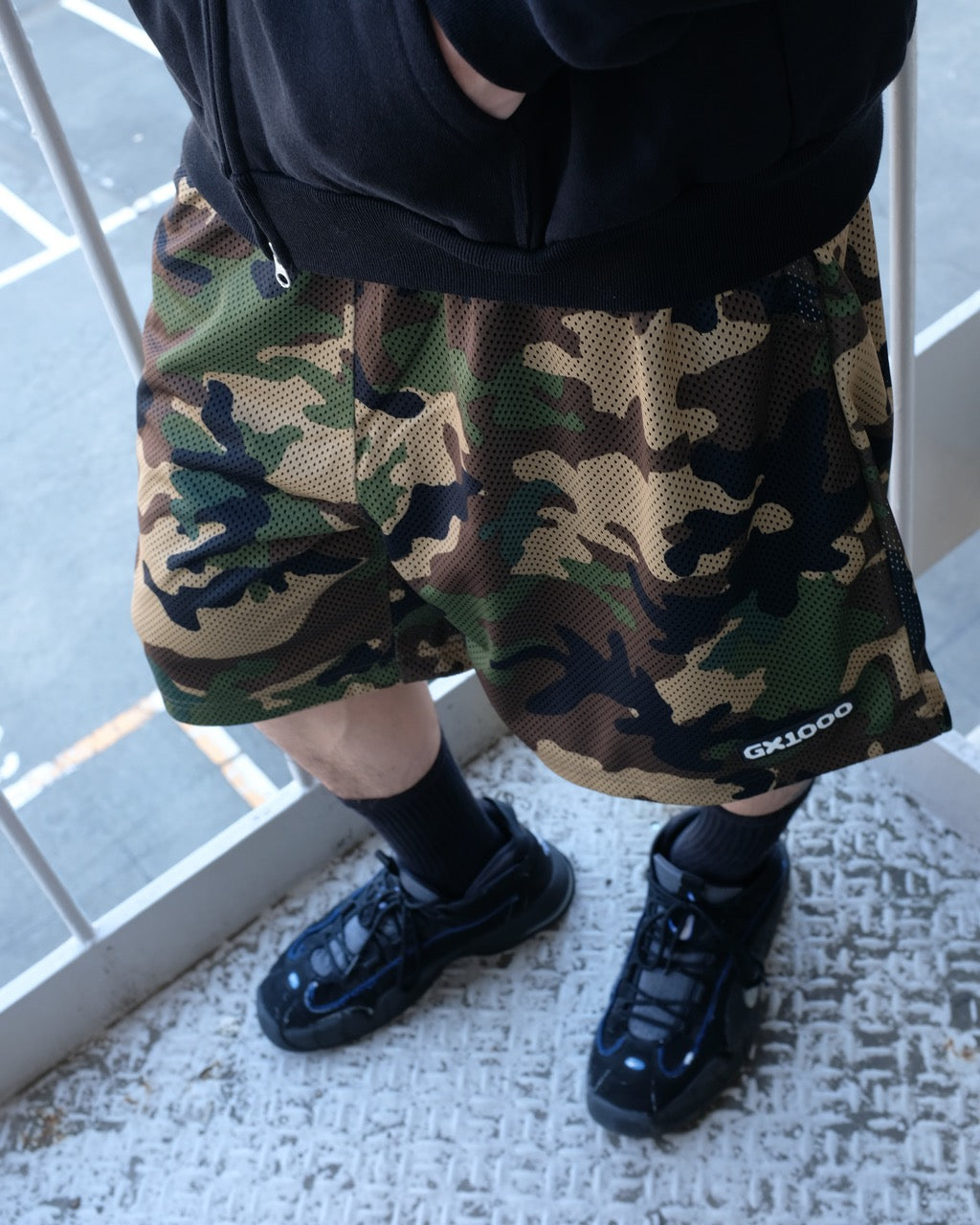 GX1000 - Mesh Shorts "Camo"