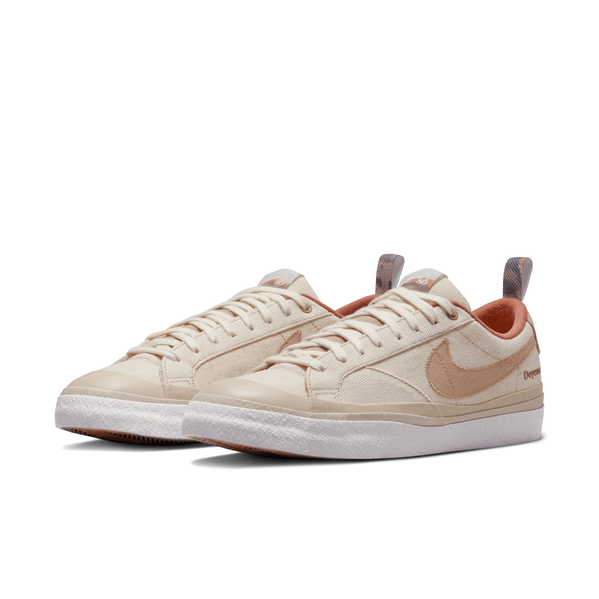 NIKE SB - BLAZER LOW QS Doyenne "COCONUT MILK/RATTAN - LIMESTONE"