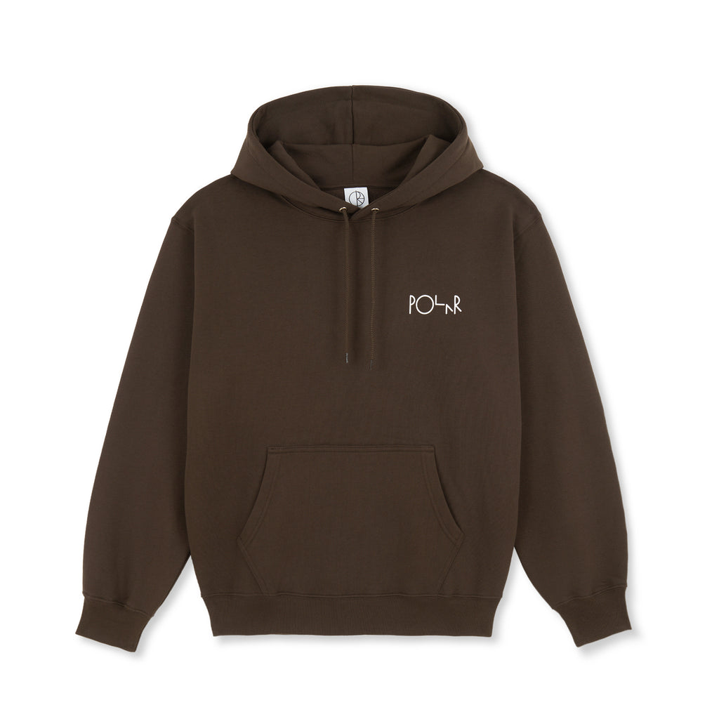 POLAR - Stroke Logo Dave Hoodie "Chocolate"
